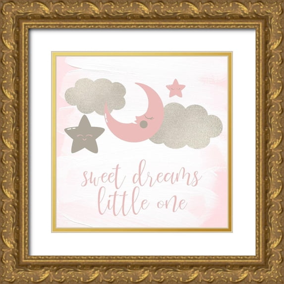 Kimberly, Allen 12x12 Gold Ornate Wood Framed with Double Matting Museum Art Print Titled - Sweet Dreams 1