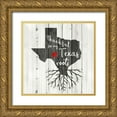 thumbnail image 1 of Kimberly, Allen 12x12 Gold Ornate Wood Framed with Double Matting Museum Art Print Titled - Texas Roots, 1 of 4