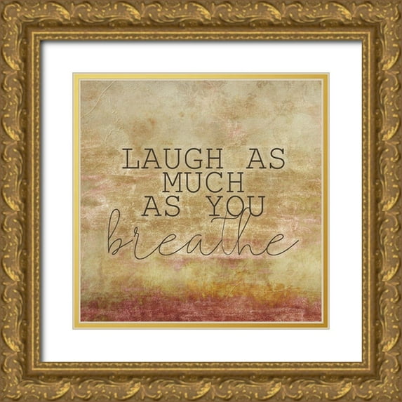 Kimberly, Allen 12x12 Gold Ornate Wood Framed with Double Matting Museum Art Print Titled - What Makes You 4