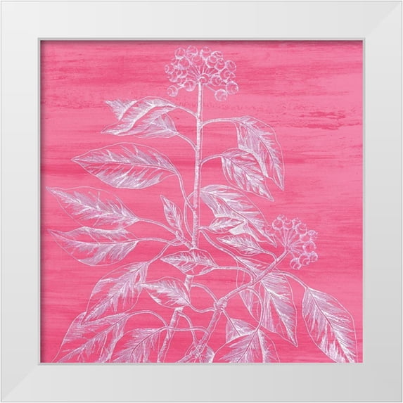 Kimberly, Allen 12x12 White Modern Wood Framed Museum Art Print Titled - Botanical Bright 1