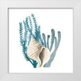 thumbnail image 1 of Kimberly, Allen 12x12 White Modern Wood Framed Museum Art Print Titled - Coral Cove Blue 2, 1 of 4