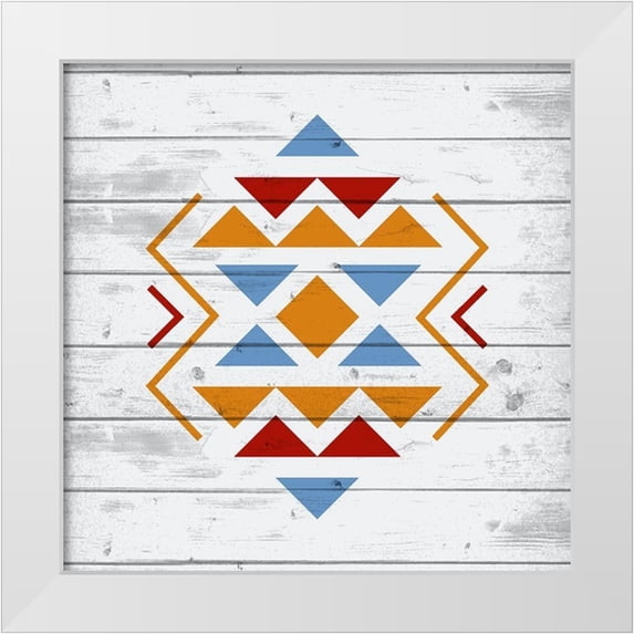 Kimberly, Allen 12x12 White Modern Wood Framed Museum Art Print Titled - Global 3
