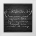 thumbnail image 1 of Kimberly, Allen 12x12 White Modern Wood Framed Museum Art Print Titled - I Corinthians 13 7 Square, 1 of 4