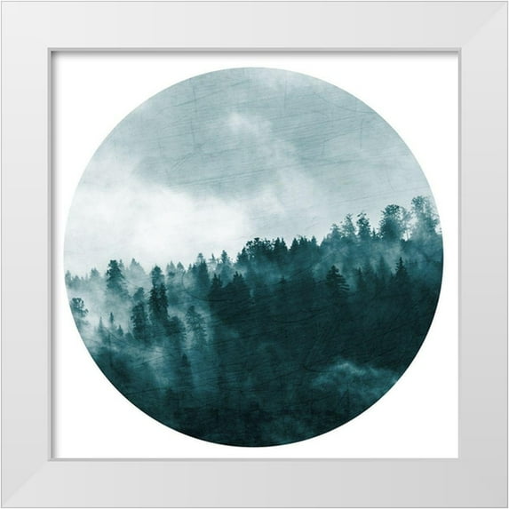Kimberly, Allen 12x12 White Modern Wood Framed Museum Art Print Titled - In the Forest 1