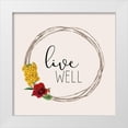 thumbnail image 1 of Kimberly, Allen 12x12 White Modern Wood Framed Museum Art Print Titled - Live Well 3, 1 of 4