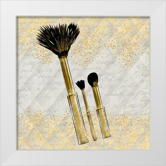 Kimberly, Allen 12x12 White Modern Wood Framed Museum Art Print Titled - Your Look 1