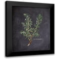 thumbnail image 1 of Kimberly, Allen 12x14 Black Modern Framed Museum Art Print Titled - Blackboard Herbs 2, 1 of 5