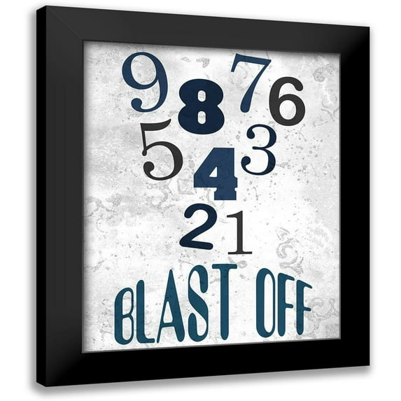 Kimberly, Allen 12x14 Black Modern Framed Museum Art Print Titled - Blast Off 2