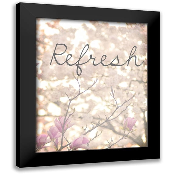 Kimberly, Allen 12x14 Black Modern Framed Museum Art Print Titled - Cherry Blossoms 2