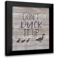 thumbnail image 1 of Kimberly, Allen 12x14 Black Modern Framed Museum Art Print Titled - Dont Duck, 1 of 5