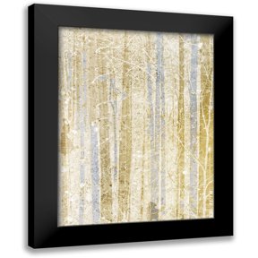 Kimberly, Allen 12x14 Black Modern Framed Museum Art Print Titled - Gilded Forest 2