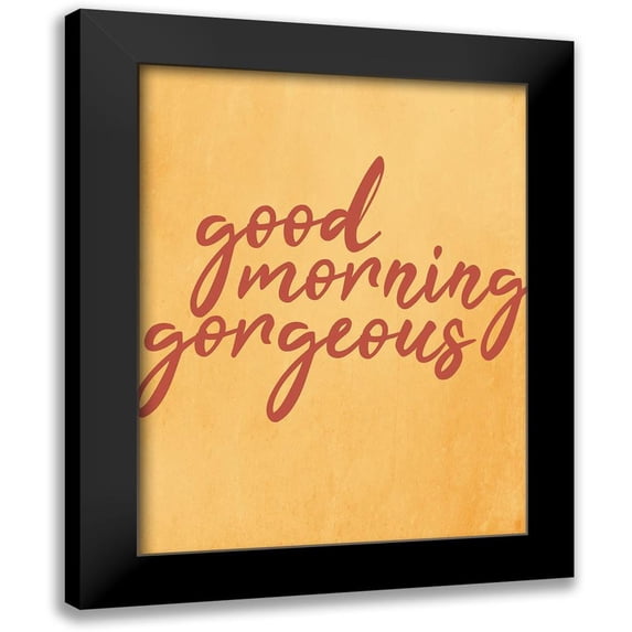 Kimberly, Allen 12x14 Black Modern Framed Museum Art Print Titled - Good Morning 1