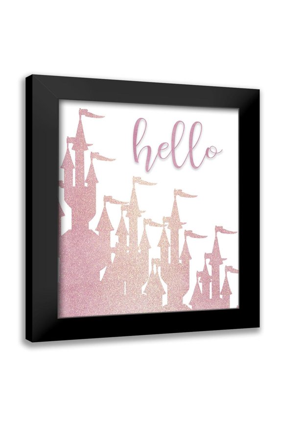 Kimberly, Allen 12x14 Black Modern Framed Museum Art Print Titled - Hello Princess 1
