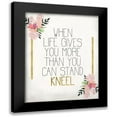 thumbnail image 1 of Kimberly, Allen 12x14 Black Modern Framed Museum Art Print Titled - Kneel, 1 of 5