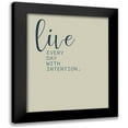 thumbnail image 1 of Kimberly, Allen 12x14 Black Modern Framed Museum Art Print Titled - Live Everyday 1, 1 of 5
