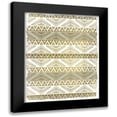 thumbnail image 1 of Kimberly, Allen 12x14 Black Modern Framed Museum Art Print Titled - Patterned Gold, 1 of 5