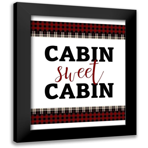 Kimberly, Allen 12x14 Black Modern Framed Museum Art Print Titled - Sweet Cabin 2