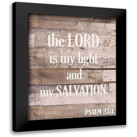 Kimberly, Allen 12x14 Black Modern Framed Museum Art Print Titled - The Lord is my Light