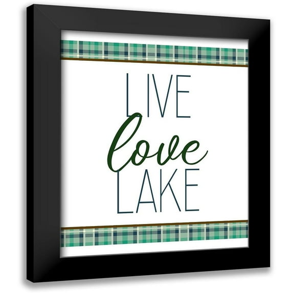 Kimberly, Allen 12x14 Black Modern Framed Museum Art Print Titled - To the Lake 2