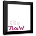 thumbnail image 1 of Kimberly, Allen 12x14 Black Modern Framed Museum Art Print Titled - When in doubt, 1 of 5