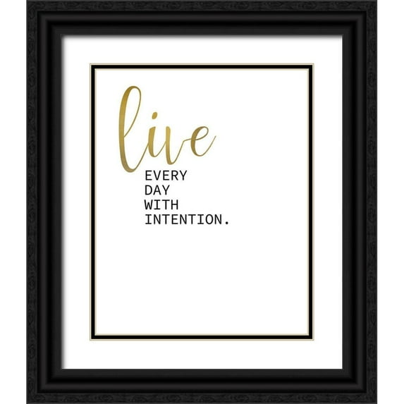 Kimberly, Allen 12x14 Black Ornate Wood Framed with Double Matting Museum Art Print Titled - Live Enjoy 1