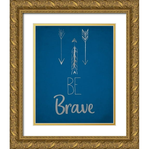 Kimberly, Allen 12x14 Gold Ornate Wood Framed with Double Matting Museum Art Print Titled - BE 2 boy