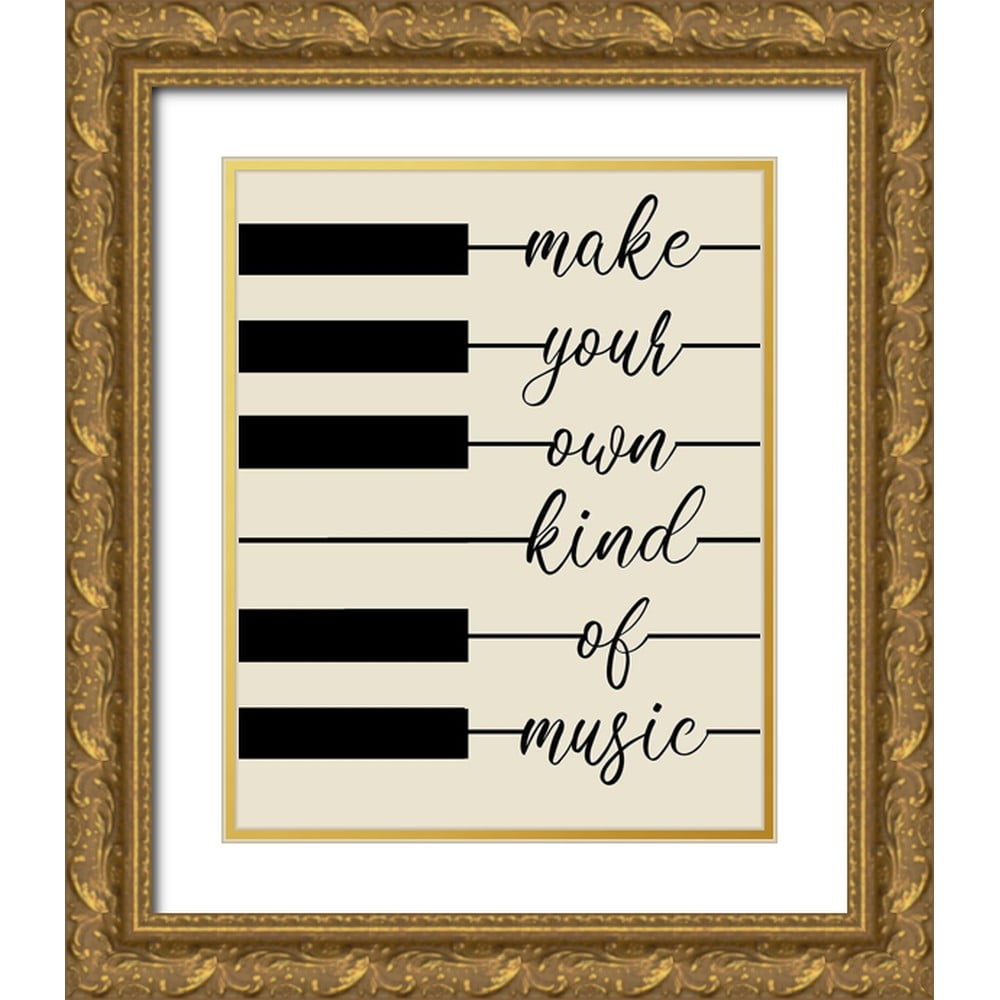 Kimberly, Allen 12x14 Gold Ornate Wood Framed with Double Matting