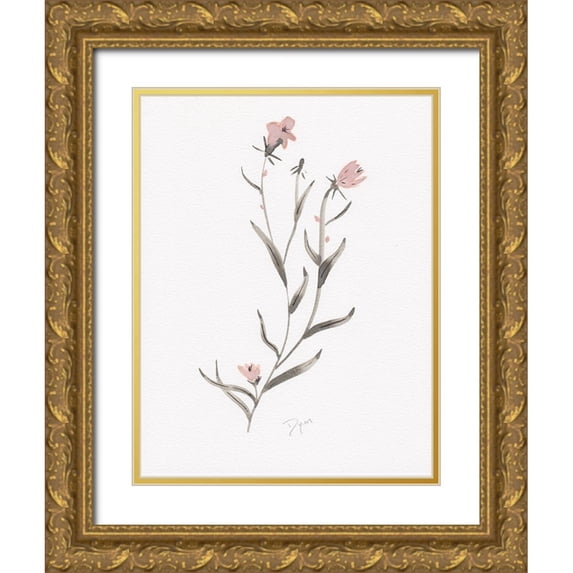 Kimberly, Allen 12x14 Gold Ornate Wood Framed with Double Matting Museum Art Print Titled - Wildflower Organics IV