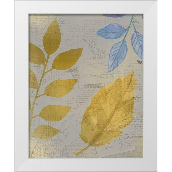 Kimberly, Allen 12x14 White Modern Wood Framed Museum Art Print Titled - Autumn Gold 2