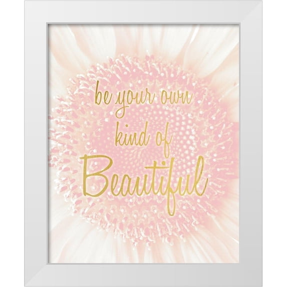 Kimberly, Allen 12x14 White Modern Wood Framed Museum Art Print Titled - Be your own Kind