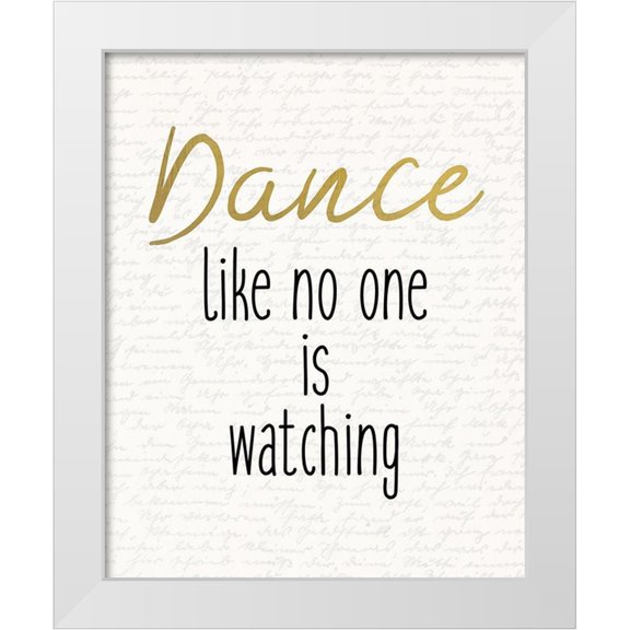Kimberly, Allen 12x14 White Modern Wood Framed Museum Art Print Titled - Dance 2