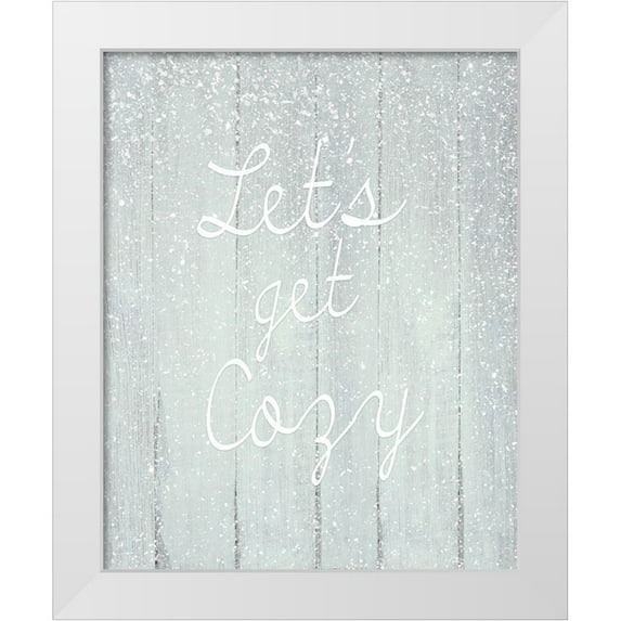 Kimberly, Allen 12x14 White Modern Wood Framed Museum Art Print Titled - Lets Get Cozy