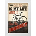 thumbnail image 1 of Kimberly, Allen 13x18 White Modern Wood Framed Museum Art Print Titled - Love The Journey, 1 of 4