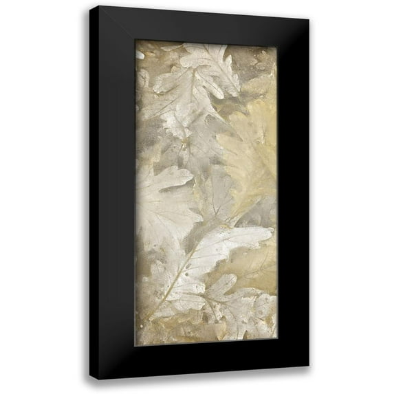 Kimberly, Allen 13x24 Black Modern Framed Museum Art Print Titled - Natural Leaves 1