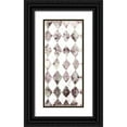 thumbnail image 1 of Kimberly, Allen 13x24 Black Ornate Wood Framed with Double Matting Museum Art Print Titled - Faded Shapes 2, 1 of 4