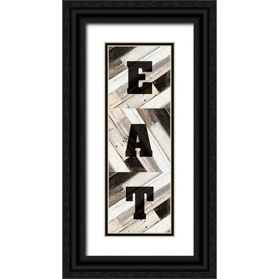 Kimberly, Allen 13x32 Black Ornate Wood Framed with Double Matting Museum Art Print Titled - EAT