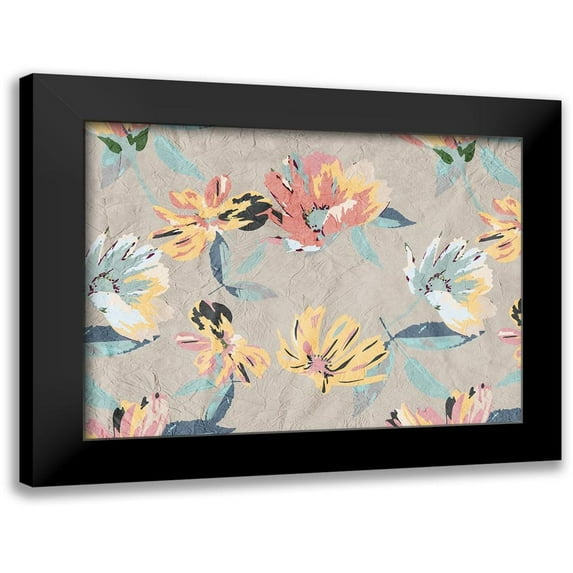 Kimberly, Allen 14x11 Black Modern Framed Museum Art Print Titled - Abstract Floral