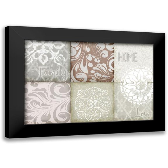 Kimberly, Allen 14x11 Black Modern Framed Museum Art Print Titled - Home Family Love v1