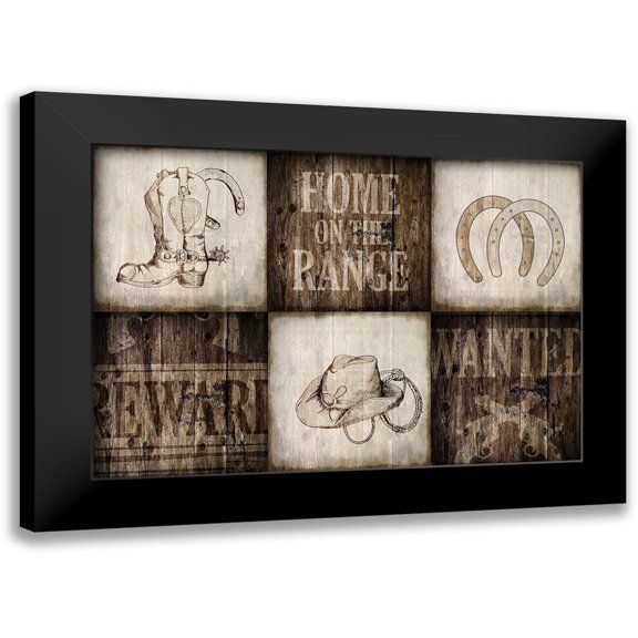Kimberly, Allen 14x11 Black Modern Framed Museum Art Print Titled - Home On The Range