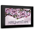 thumbnail image 1 of Kimberly, Allen 14x11 Black Modern Framed Museum Art Print Titled - Home Sweet Home Cherry Blossoms, 1 of 5