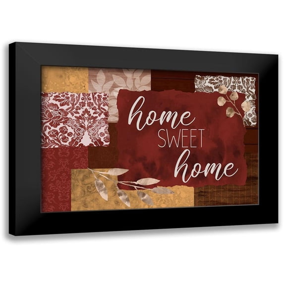 Kimberly, Allen 14x11 Black Modern Framed Museum Art Print Titled - Home Sweet Home Spice