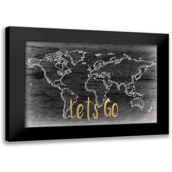 Kimberly, Allen 14x11 Black Modern Framed Museum Art Print Titled - Lets Go