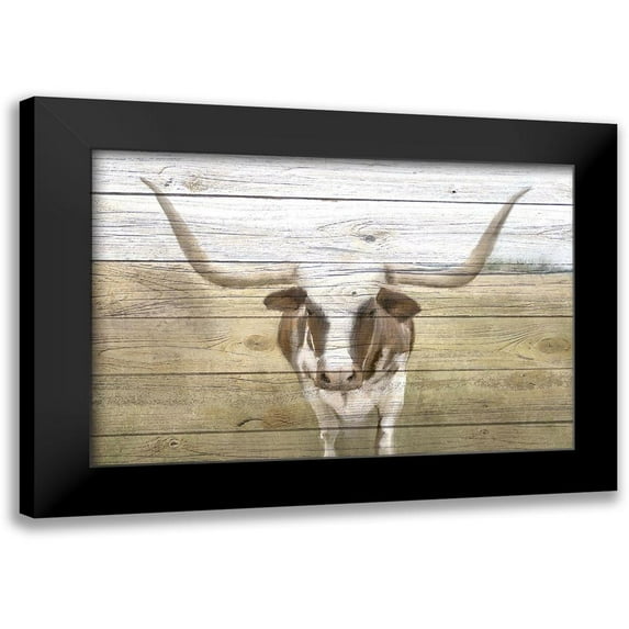 Kimberly, Allen 14x11 Black Modern Framed Museum Art Print Titled - Longhorn