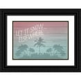 thumbnail image 1 of Kimberly, Allen 14x11 Black Ornate Wood Framed with Double Matting Museum Art Print Titled - Let it Snow Elsewhere, 1 of 4