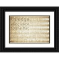 thumbnail image 1 of Kimberly, Allen 14x11 Black Ornate Wood Framed with Double Matting Museum Art Print Titled - Pledge of Allegiance, 1 of 4