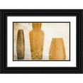 thumbnail image 1 of Kimberly, Allen 14x11 Black Ornate Wood Framed with Double Matting Museum Art Print Titled - Vases in Orange, 1 of 4