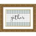 thumbnail image 1 of Kimberly, Allen 14x11 Gold Ornate Wood Framed with Double Matting Museum Art Print Titled - Gather, 1 of 4