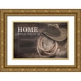 thumbnail image 1 of Kimberly, Allen 14x11 Gold Ornate Wood Framed with Double Matting Museum Art Print Titled - Hang Your Hat, 1 of 4