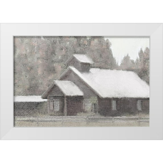 Kimberly, Allen 14x11 White Modern Wood Framed Museum Art Print Titled - At the Farm