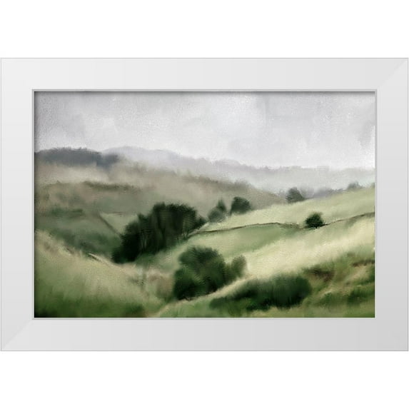 Kimberly, Allen 14x11 White Modern Wood Framed Museum Art Print Titled - Into the Valley